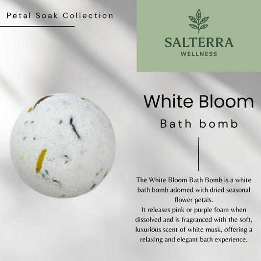 White Bloom Bath Bomb